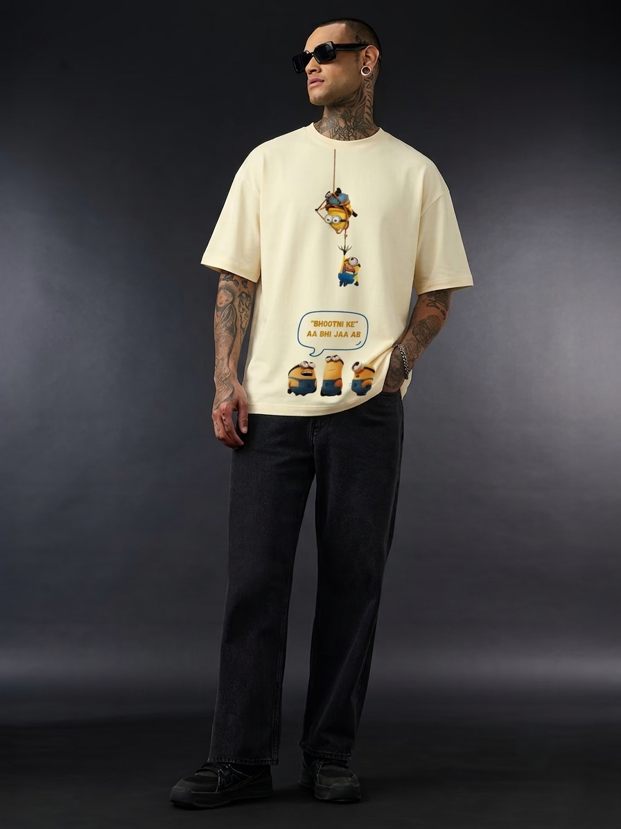 Meme Premium Off-White Oversized tshirt