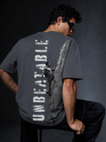 Unbeatable Dark Charcoal Grey Color Premium Oversized Fit Tshirt